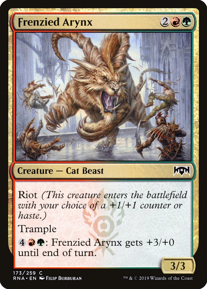 Frenzied Arynx (173) - Ravnica Allegiance (RNA)