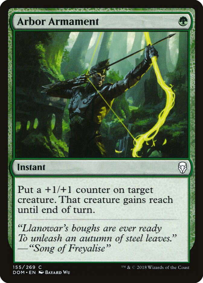 Arbor Armament (155) - Dominaria (DOM)