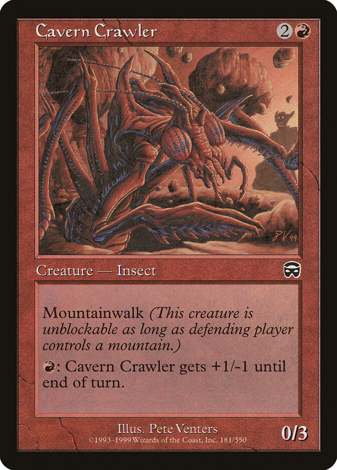 Cavern Crawler (181) - Mercadian Masques (MMQ)