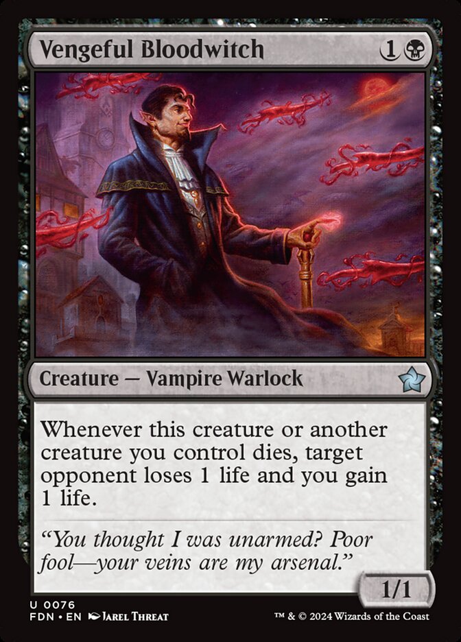 Vengeful Bloodwitch (76) - Foundations (FDN)