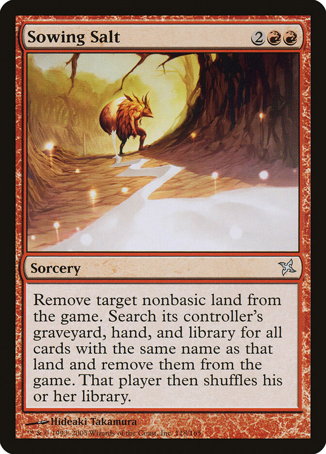 Sowing Salt (118) - Betrayers of Kamigawa (BOK)