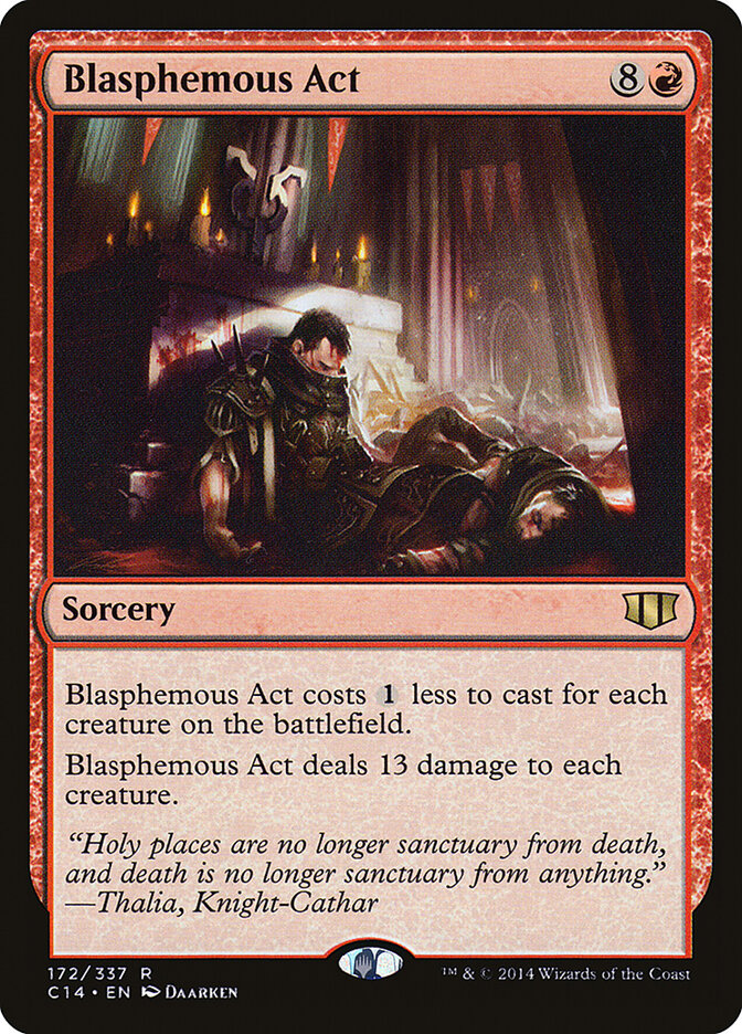Blasphemous Act (172) - Commander 2014 (C14)