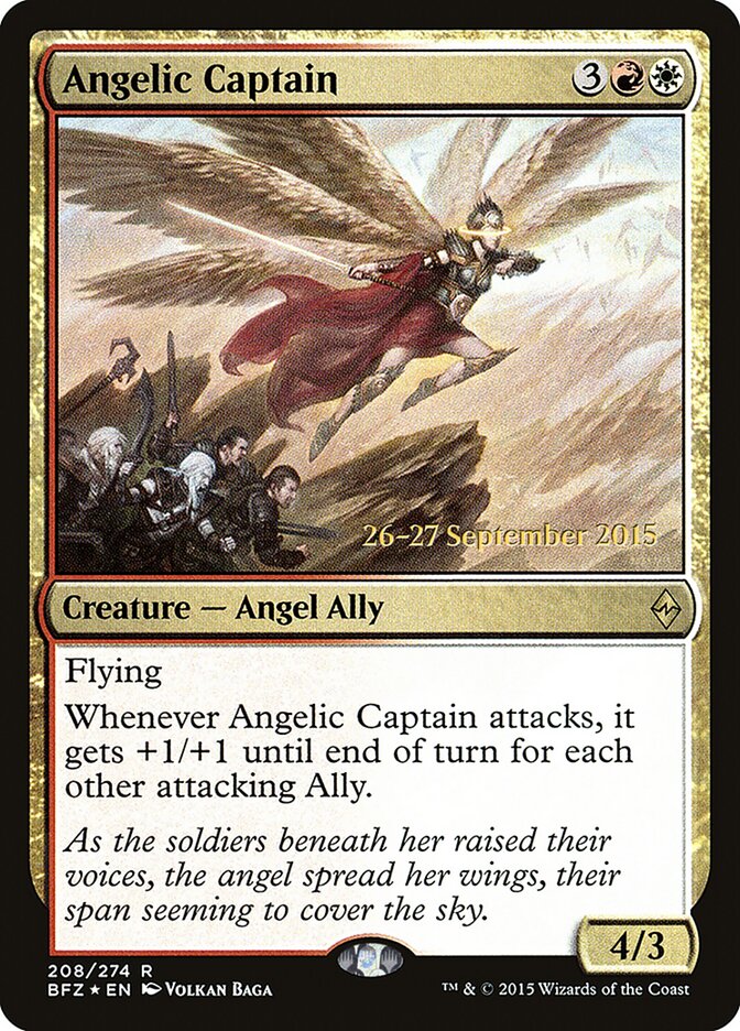Angelic Captain (208s) - Battle for Zendikar Promos (PBFZ)