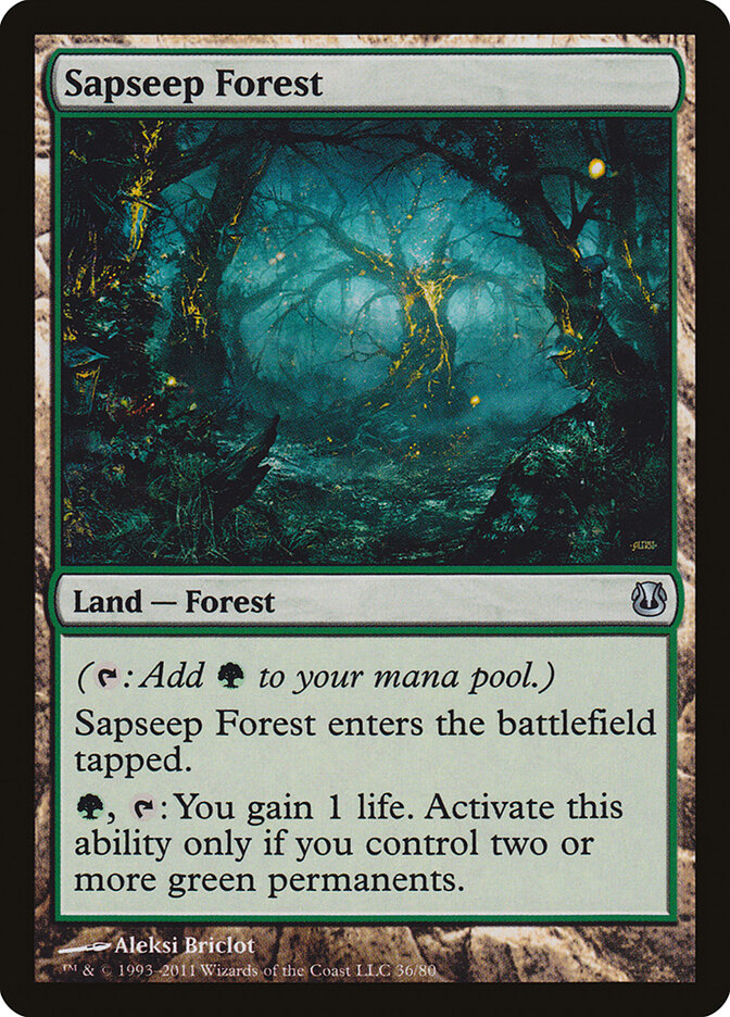 Sapseep Forest (36) - Duel Decks: Ajani vs. Nicol Bolas (DDH)