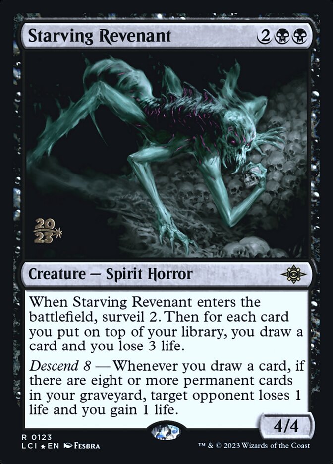 Starving Revenant (123s) - The Lost Caverns of Ixalan Promos (PLCI)
