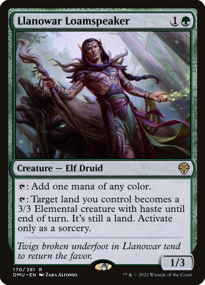 Llanowar Loamspeaker (170) - Dominaria United (DMU)