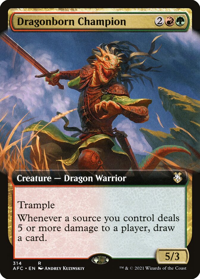 Dragonborn Champion (314) - Forgotten Realms Commander (AFC)