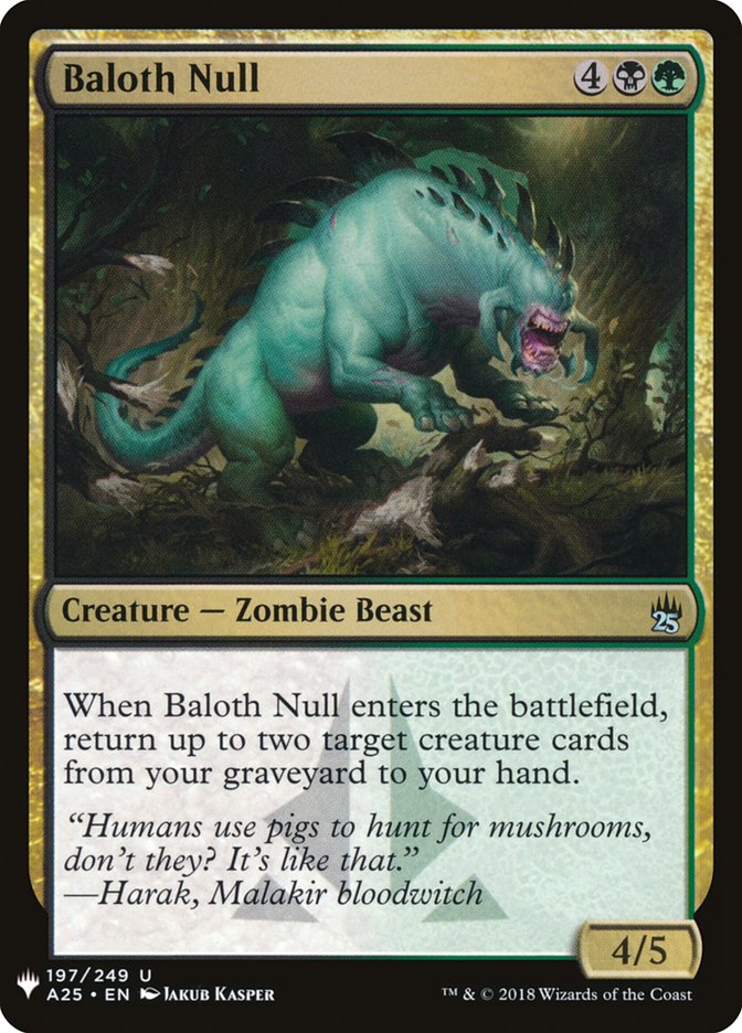 Baloth Null - The List (PLST)
