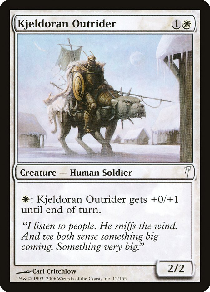 Kjeldoran Outrider (12) - Coldsnap (CSP)