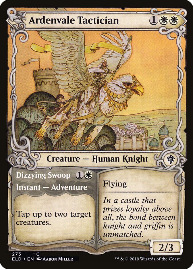 Ardenvale Tactician // Dizzying Swoop (273) - Throne of Eldraine (ELD)