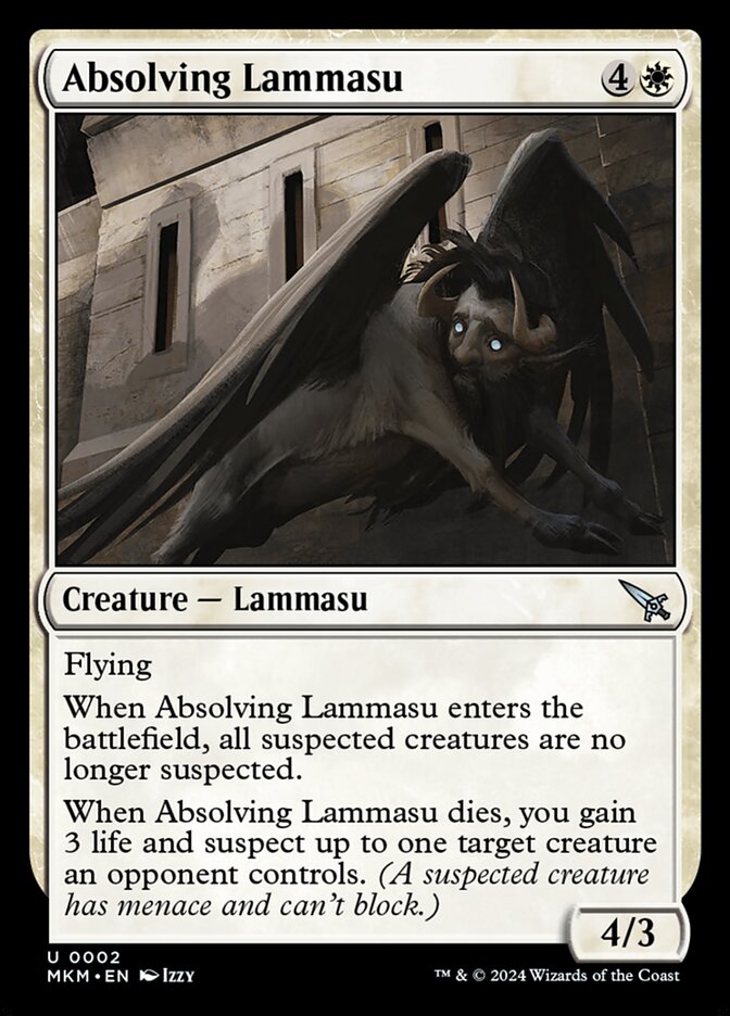 Absolving Lammasu (2) - Murders at Karlov Manor (MKM)