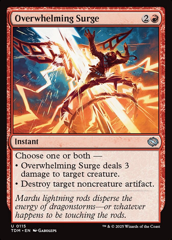 Overwhelming Surge (115) - Tarkir: Dragonstorm (TDM)
