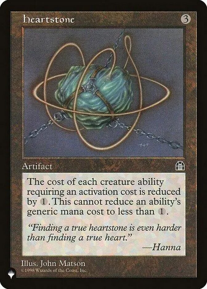 Heartstone (STH-134) - The List (PLST)