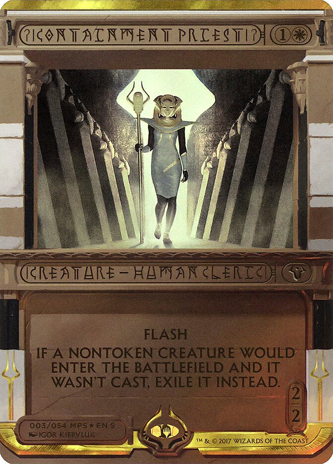 Containment Priest (3) - Amonkhet Invocations (MP2)