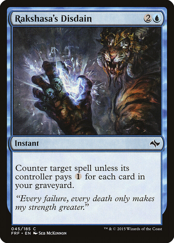 Rakshasa's Disdain (45) - Fate Reforged (FRF)
