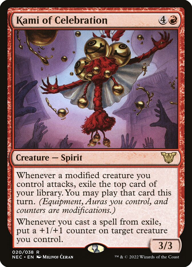 Kami of Celebration (20) - Neon Dynasty Commander (NEC)