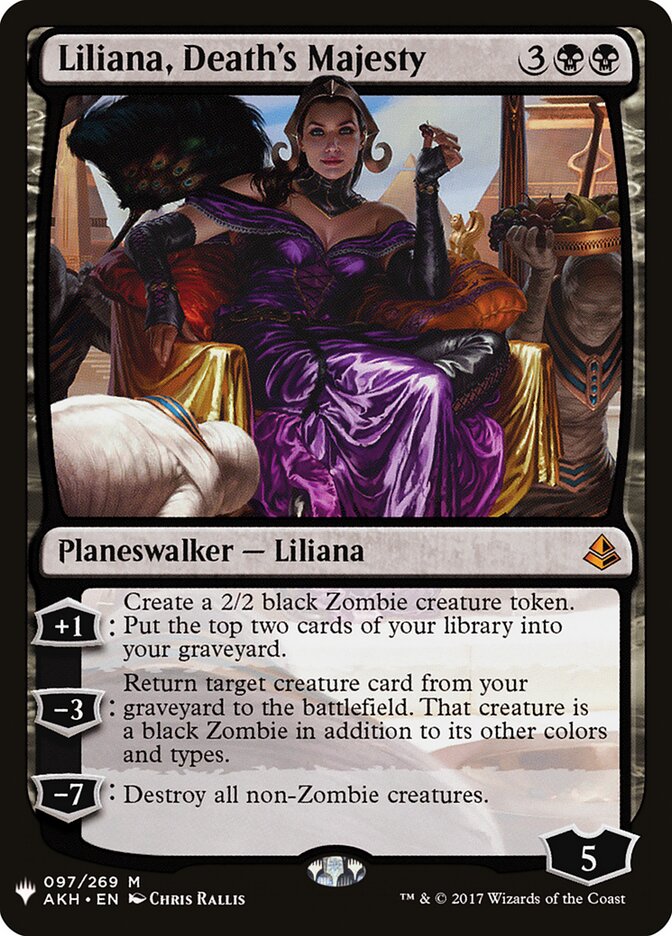 Liliana, Death's Majesty (AKH-97) - The List (PLST)