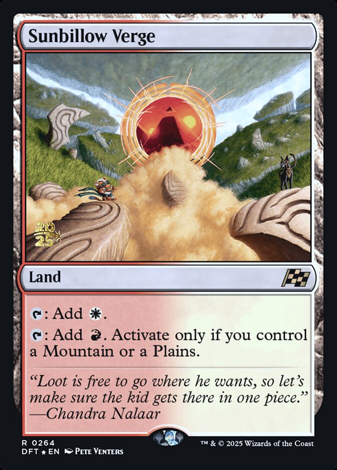 Sunbillow Verge (264s) - Aetherdrift Promos (PDFT)
