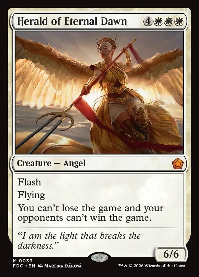 Herald of Eternal Dawn (33) - Foundations Commander (FDC)