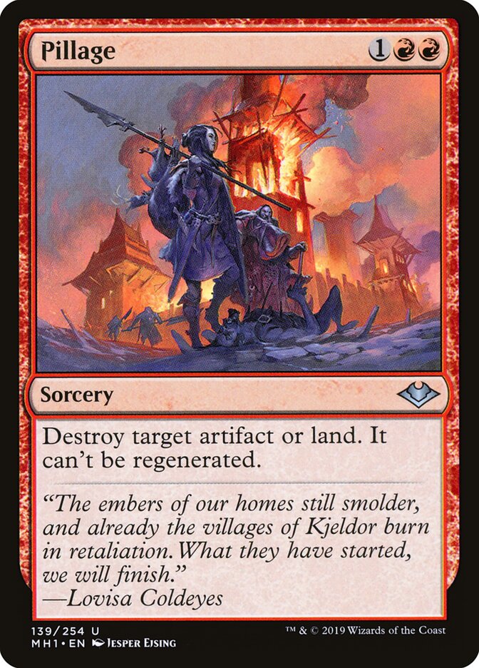 Pillage (139) - Modern Horizons (MH1)