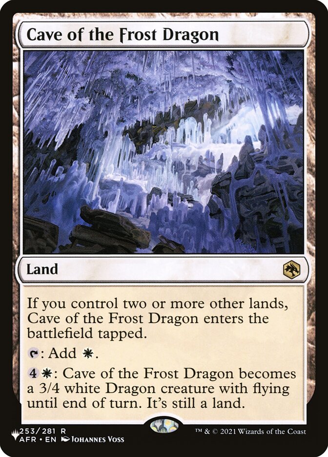 Cave of the Frost Dragon (AFR-253) - The List (PLST)