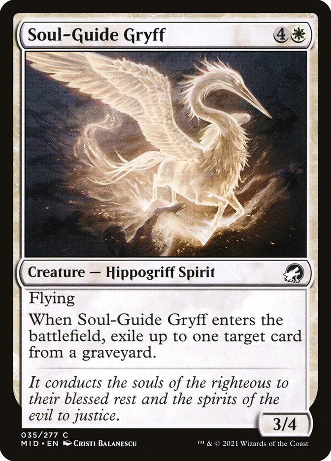 Soul-Guide Gryff (35) - Innistrad: Midnight Hunt (MID)