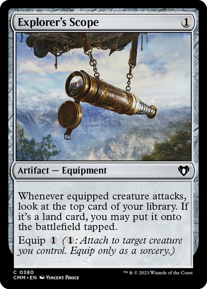 Explorer's Scope (380) - Commander Masters (CMM)