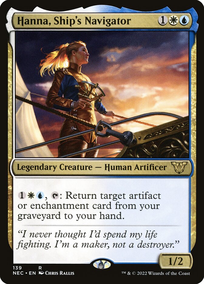 Hanna, Ship's Navigator (139) - Neon Dynasty Commander (NEC)