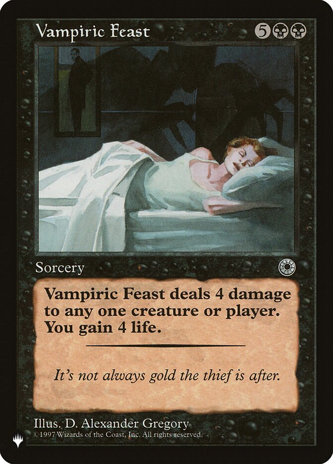 Vampiric Feast (POR-114) - The List (PLST)