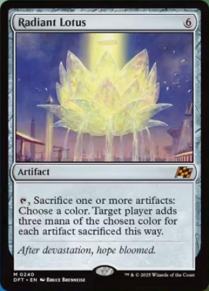 Radiant Lotus - Aetherdrift (DFT)