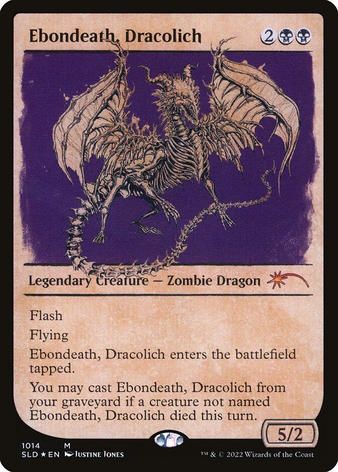 Ebondeath, Dracolich (1014) - Secret Lair Drop (SLD)