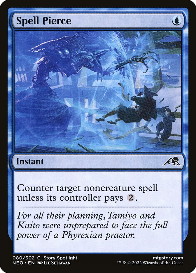Spell Pierce (80) - Kamigawa: Neon Dynasty (NEO)
