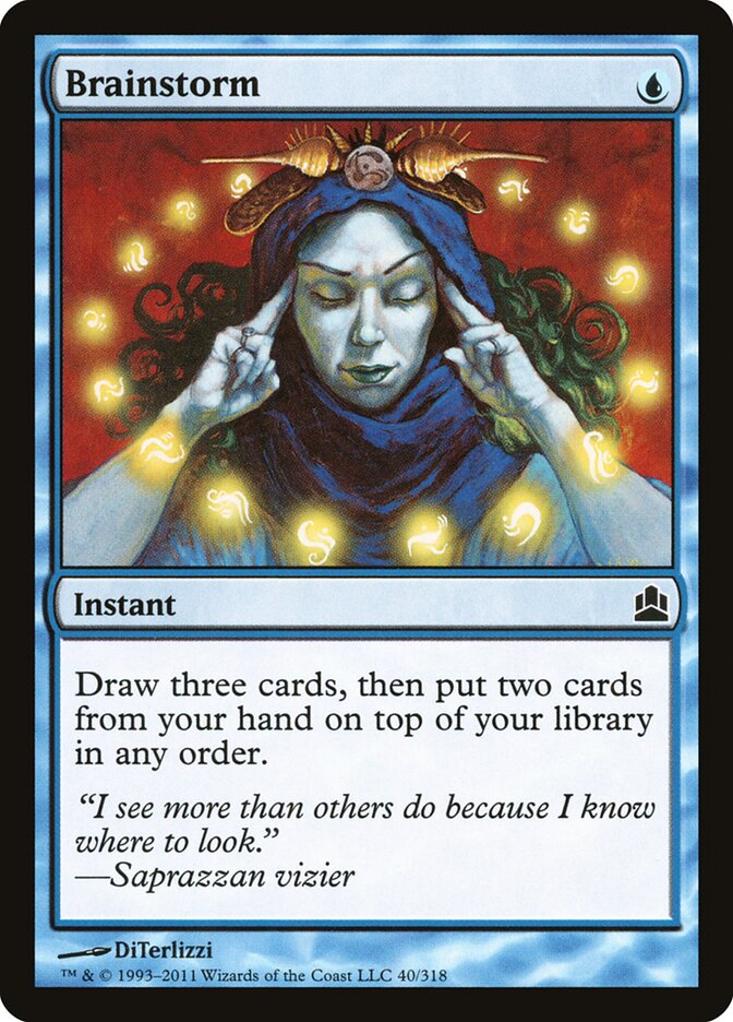 Brainstorm (40) - Commander 2011 (CMD)