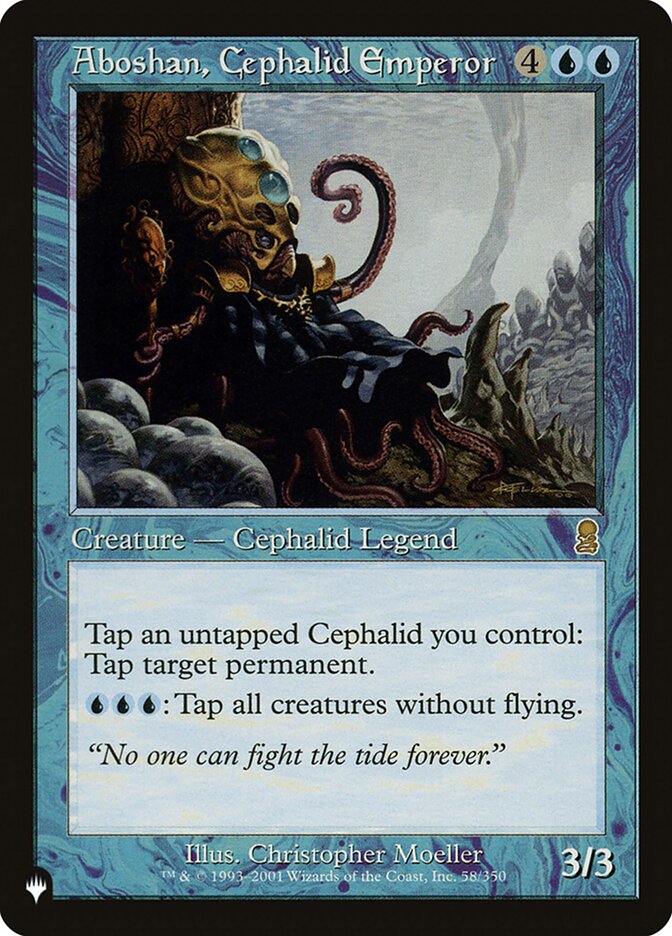 Aboshan, Cephalid Emperor - The List (PLST)