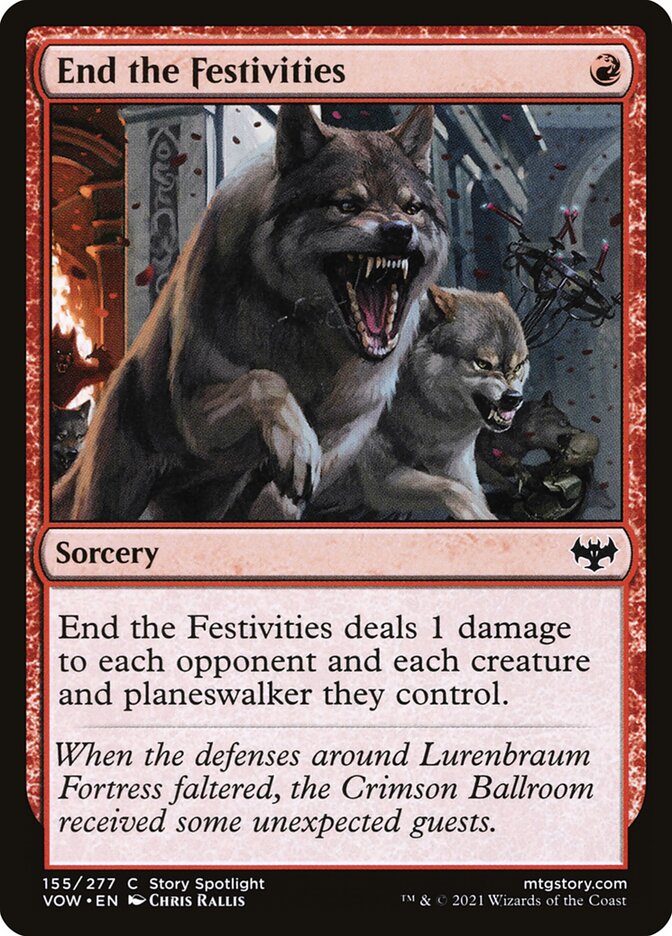 End the Festivities (155) - Innistrad: Crimson Vow (VOW)