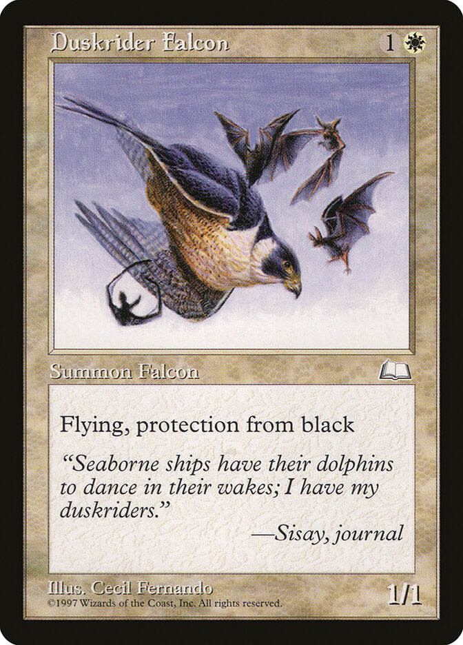 Duskrider Falcon (12) - Weatherlight (WTH)