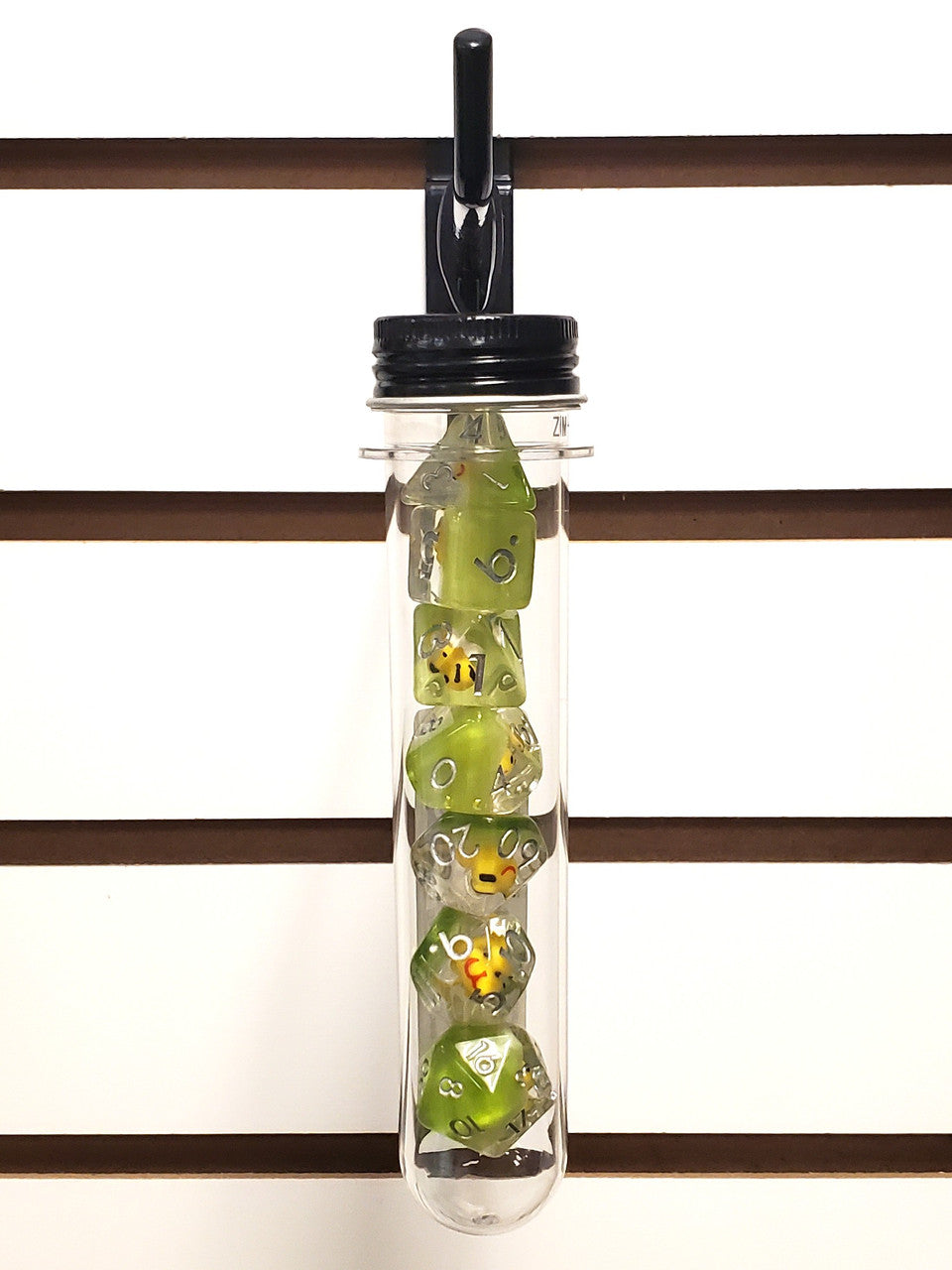 Old School 7 Piece DnD RPG Dice Set: Animal Kingdom - Baby Bumblebee