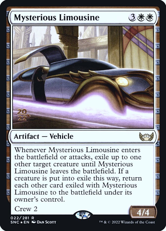 Mysterious Limousine (22s) - Streets of New Capenna Promos (PSNC)
