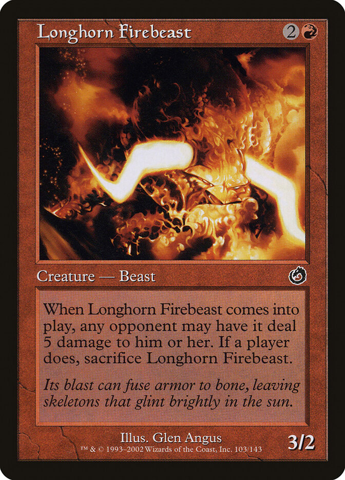 Longhorn Firebeast (103) - Torment (TOR)