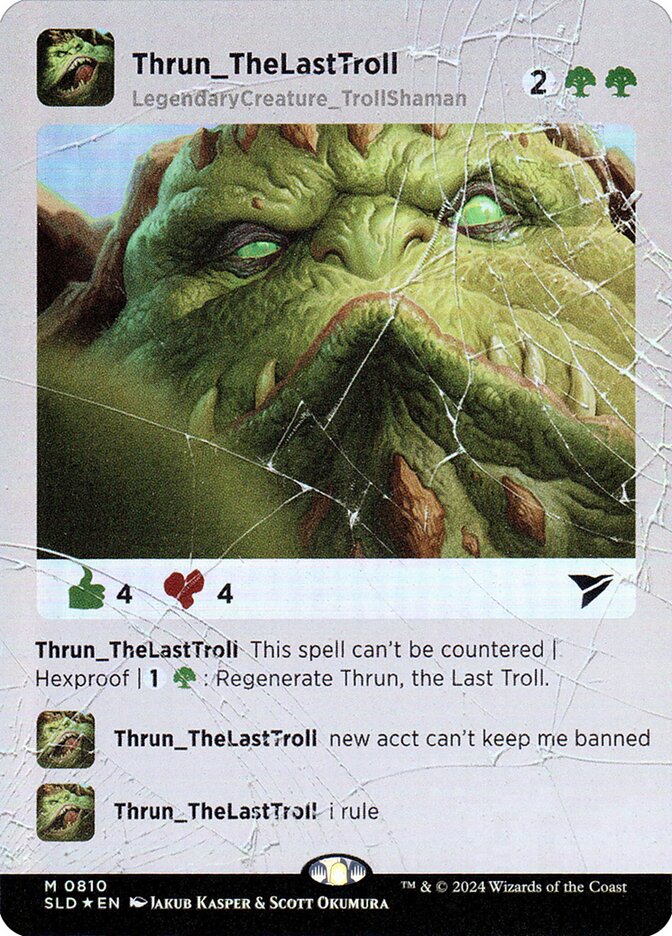 Thrun, the Last Troll (810) - Secret Lair Drop (SLD)