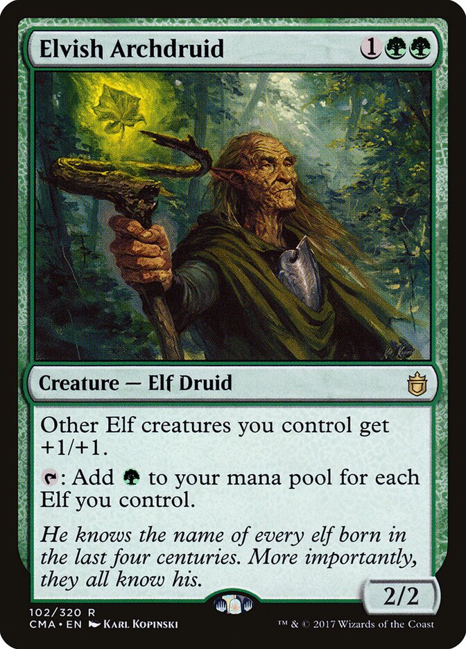 Elvish Archdruid (102) - Commander Anthology (CMA)