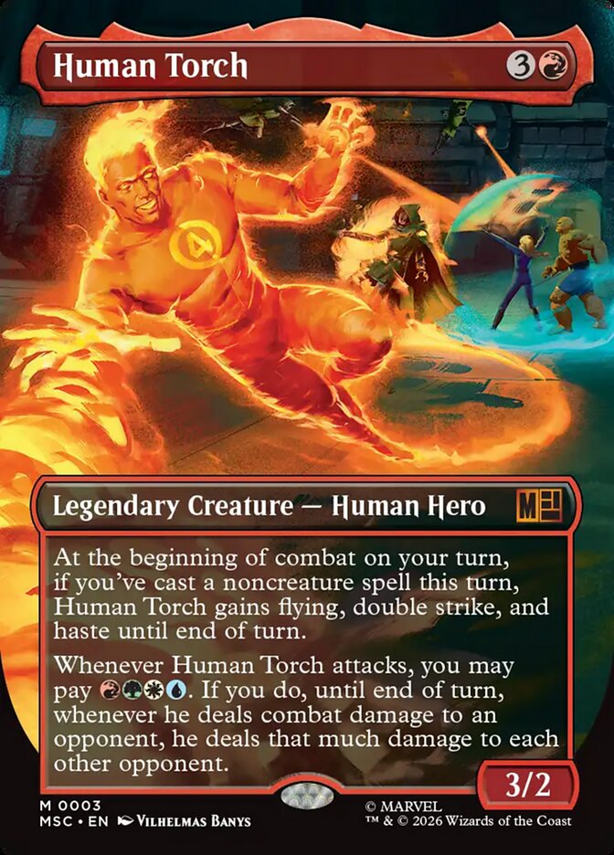 Human Torch (3) - Marvel Super Heroes Commander (MSC)