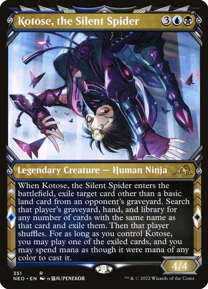 Kotose, the Silent Spider (351) - Kamigawa: Neon Dynasty (NEO)