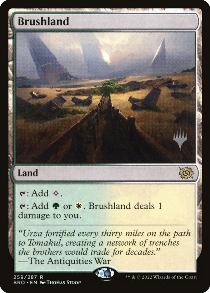 Brushland (259p) - The Brothers' War Promos (PBRO)