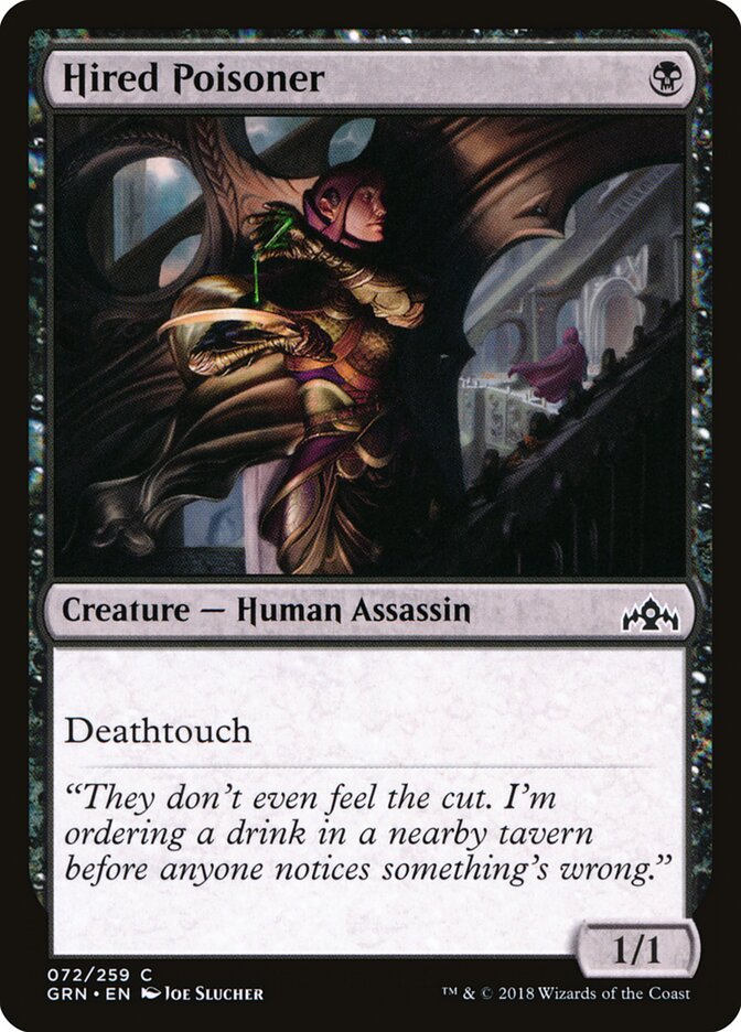 Hired Poisoner (72) - Guilds of Ravnica (GRN)
