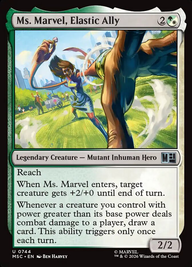 Ms. Marvel, Elastic Ally (744) - Marvel Super Heroes Commander (MSC)