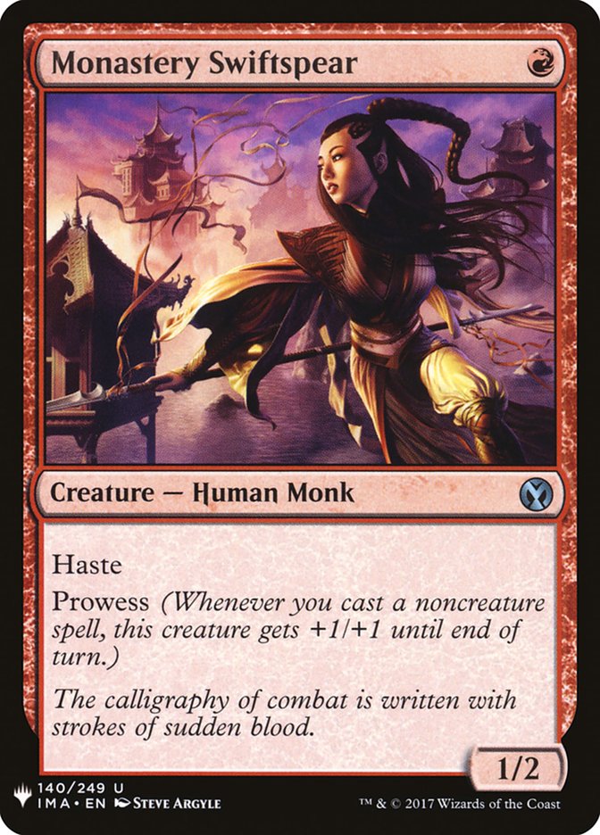 Monastery Swiftspear - The List (PLST)