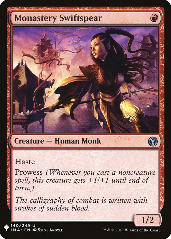 Monastery Swiftspear (IMA-140) - The List (PLST)