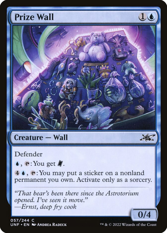 Prize Wall (57) - Unfinity (UNF)