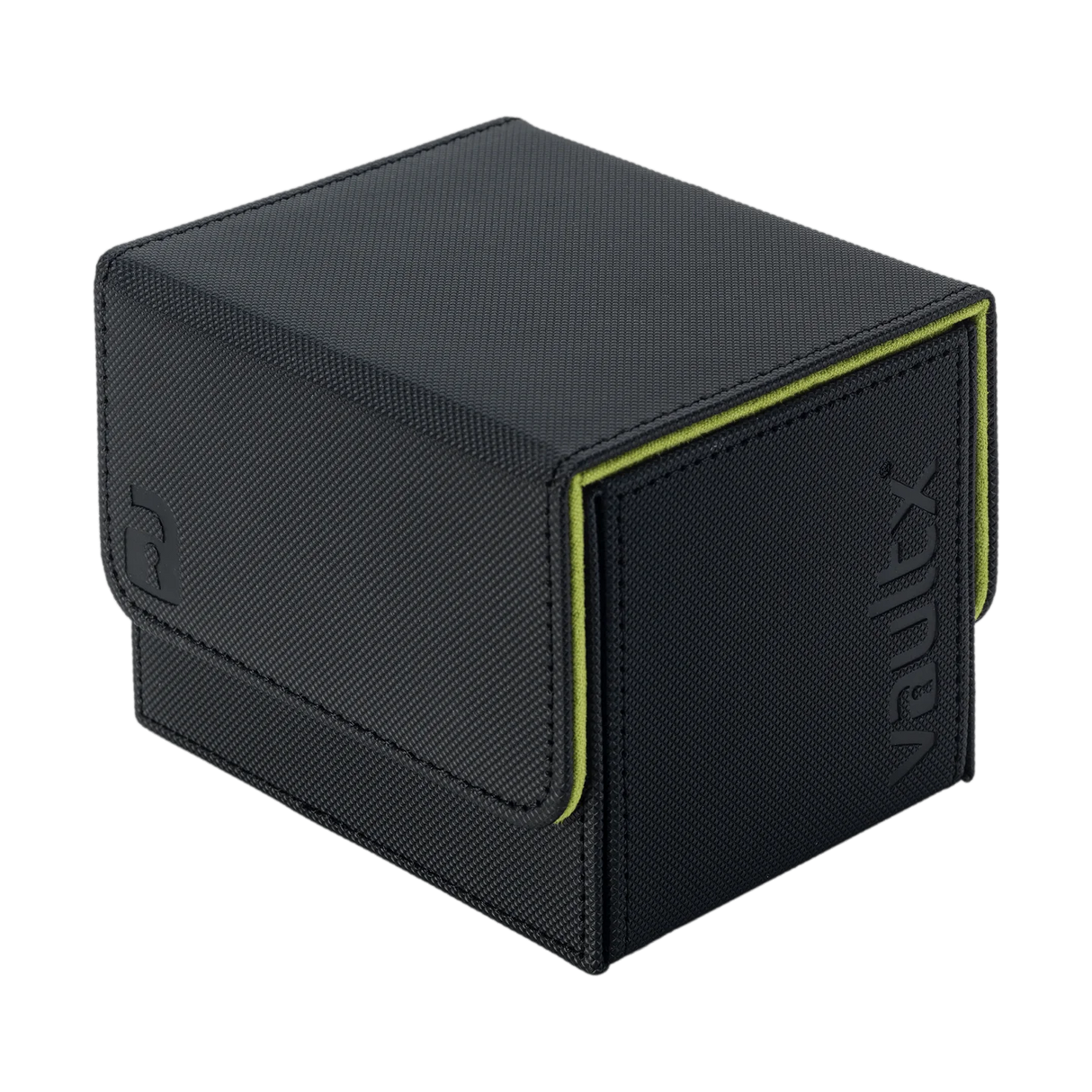 Vault X Premium Sideloading Deck Box 100+ - Black/Electric Green